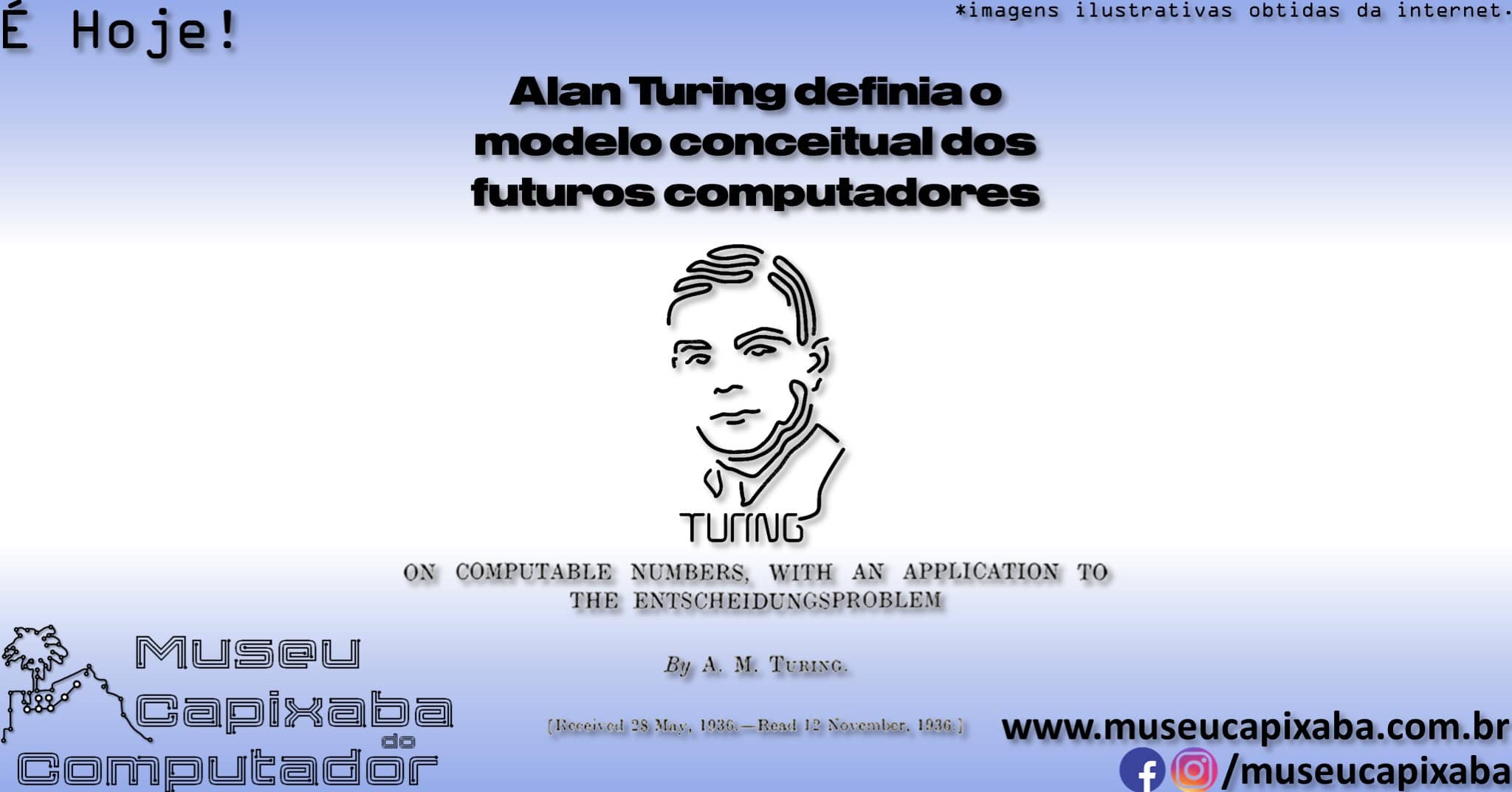 Alan Turing publicava artigo que definiu o modelo conceitual dos computadores 1