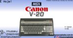 microcomputador MSX Canon V-20 1