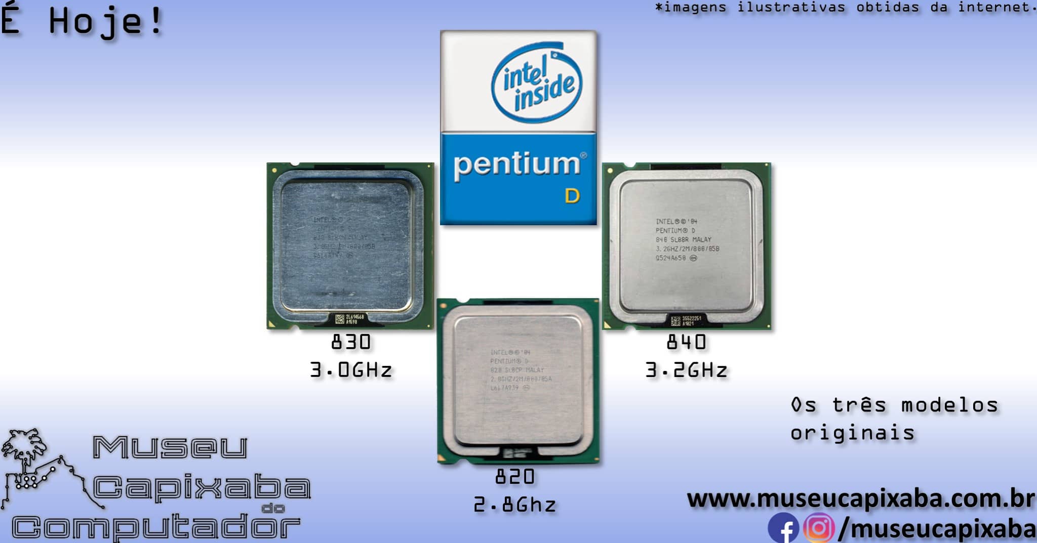microprocessador Intel Pentium D 1