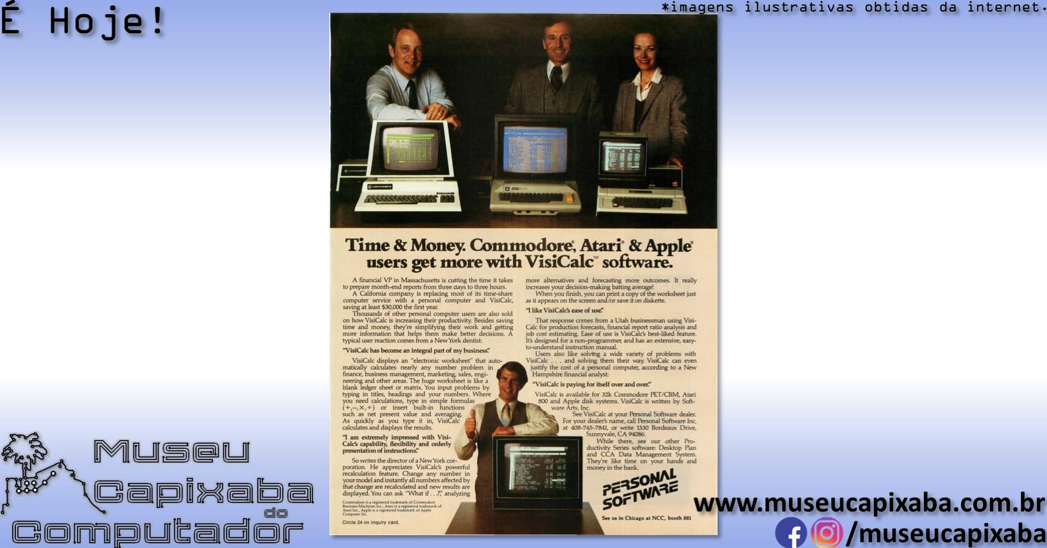 VisiCalc primeira planilha eletrônica 2