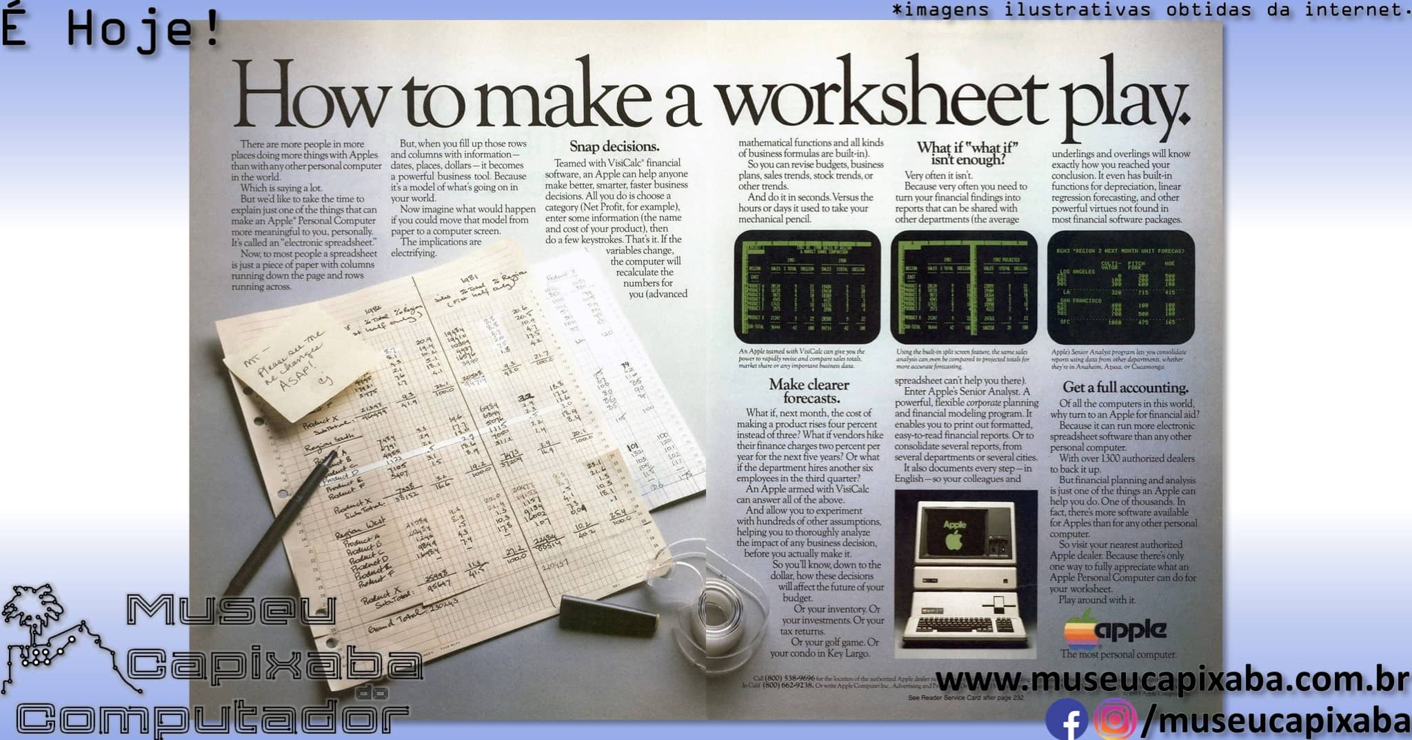 VisiCalc primeira planilha eletrônica 3