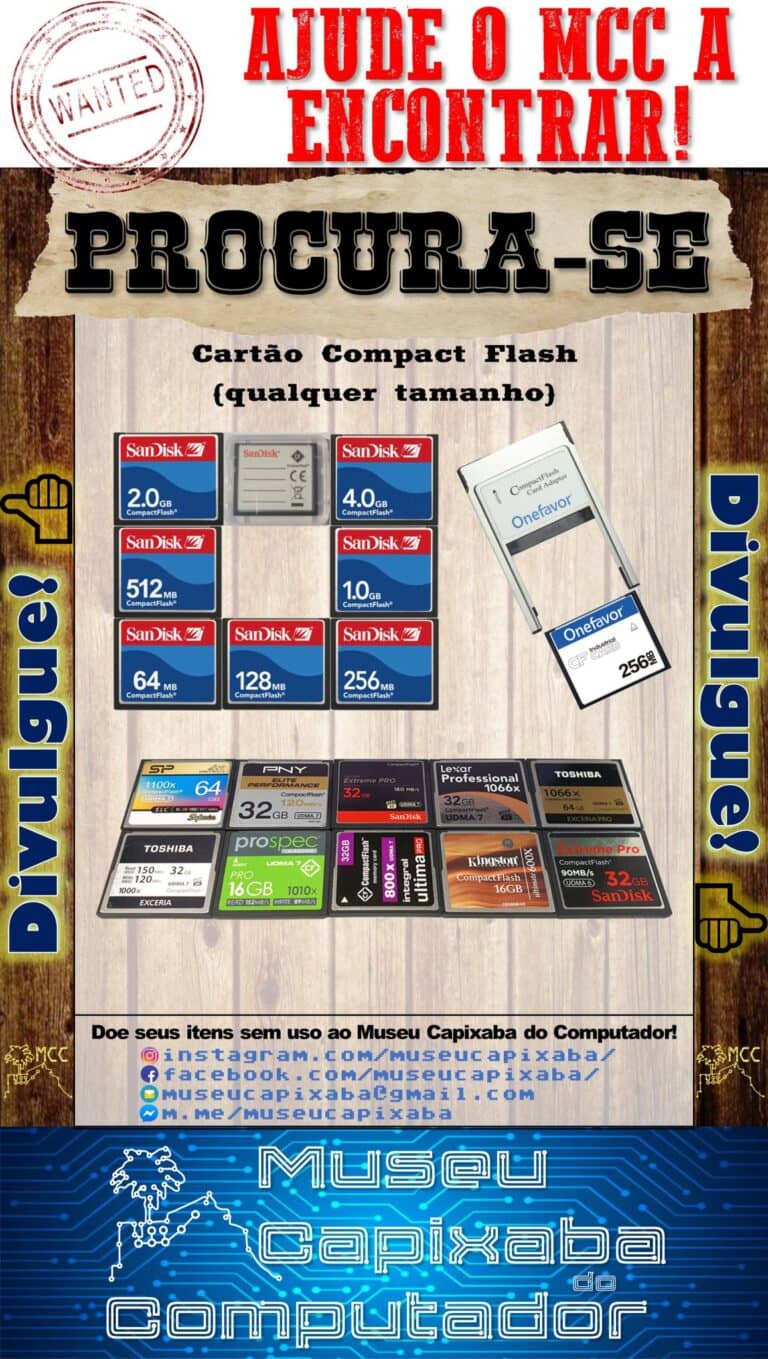 Cartao de Memoria Compact Flash