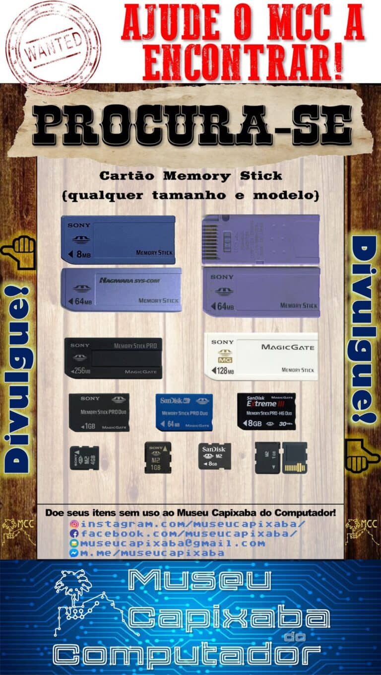 Cartao de Memoria Memory Stick