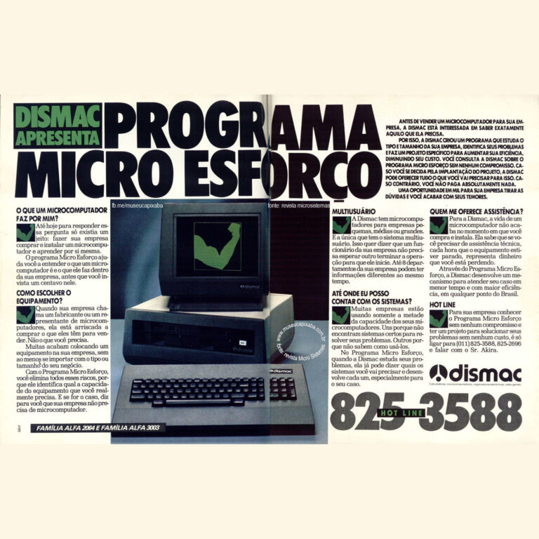 Dismac Alfa 2064 3003 Revista Microsistemas