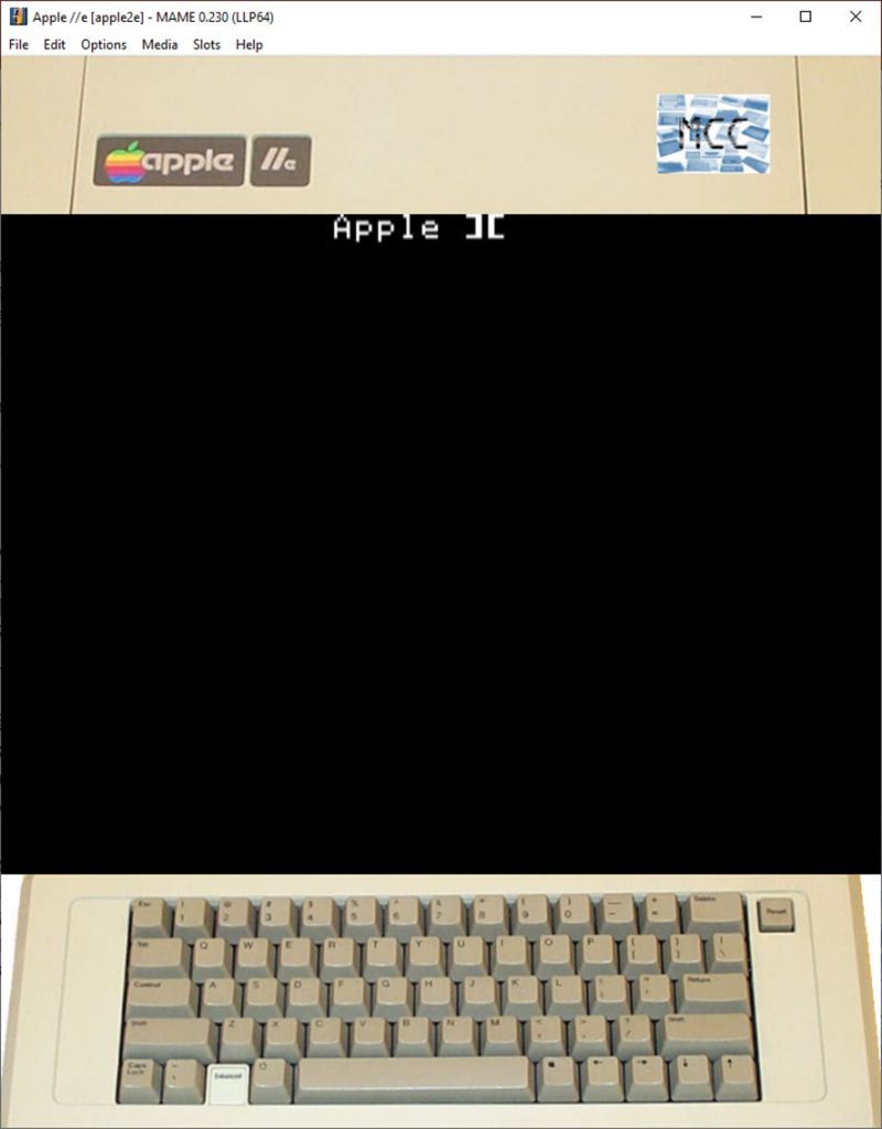 mccemu Apple IIe