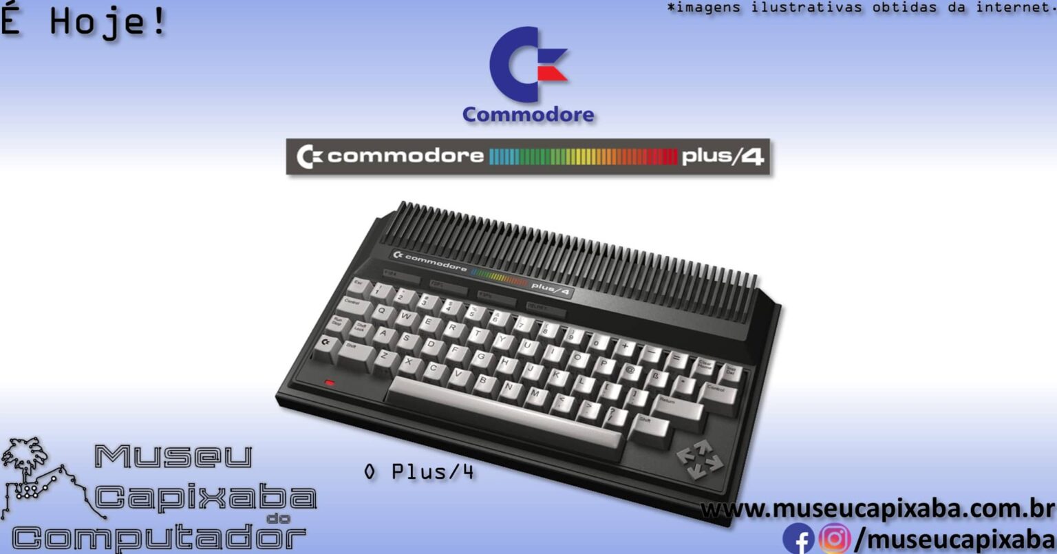 O microcomputador Commodore Plus/4 de 1984 – MCC - Museu Capixaba do ...