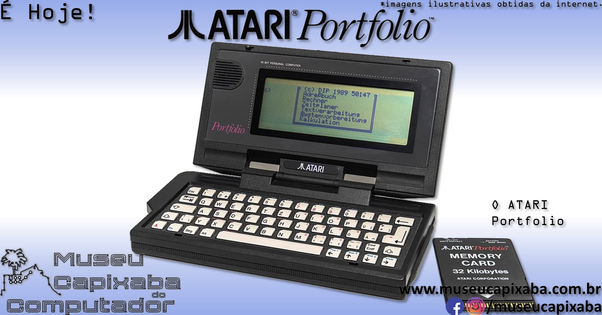 palmtop Atari Portfolio 1