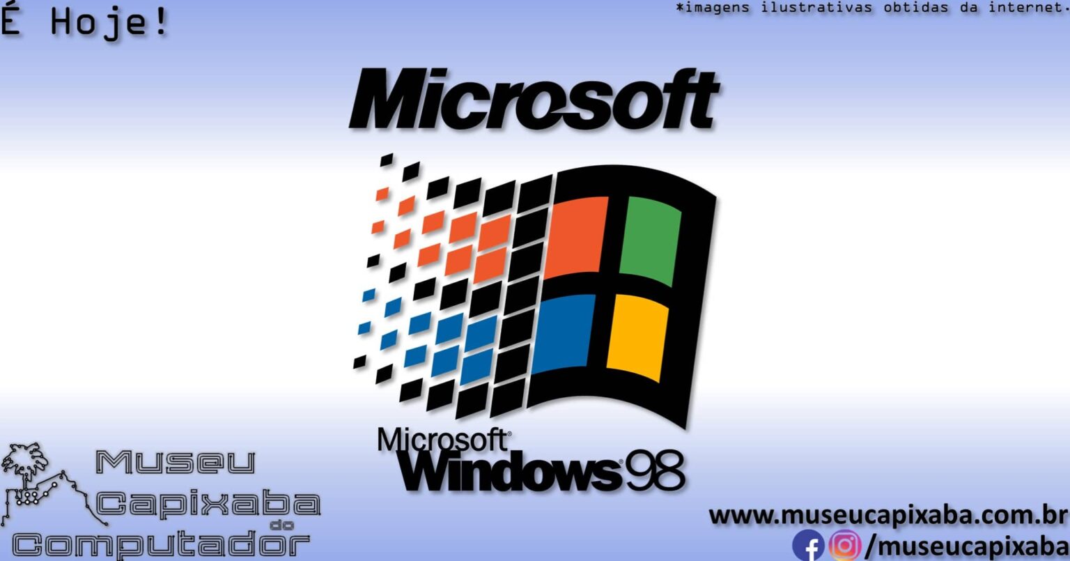 O Sistema Operacional Microsoft Windows 98 De 1998 – MCC - Museu ...