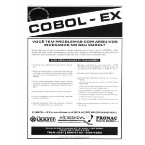 Cobol EX - Revista Micromundo - 1984