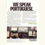 Itautec I-7000 PCxt We Speak Portuguese Revista Microsistemas