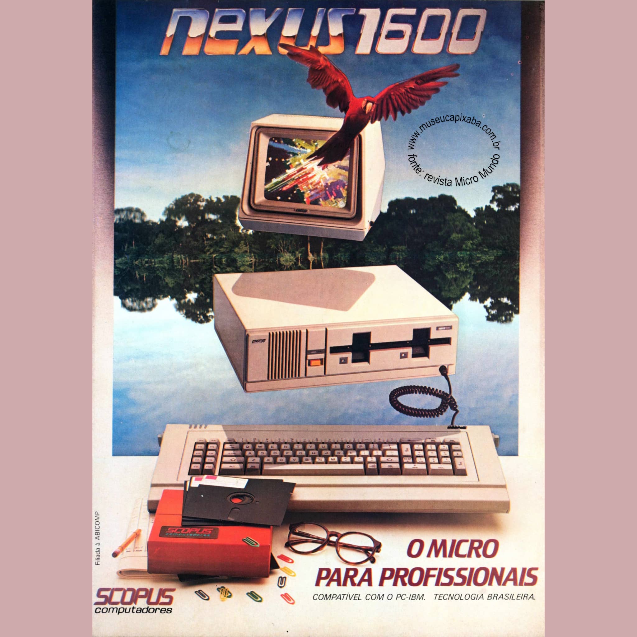 Scopus Nexus 1600 - Micro Para Profissionais - Revista Micromundo - 1984