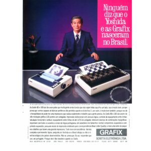 Scritta Grafix - Revista Micromundo - 1984