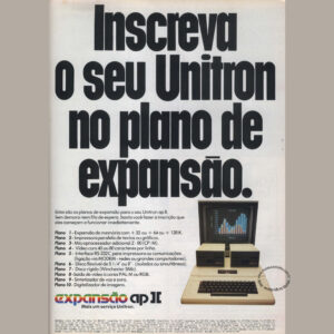 Unitron apII Plano de Expansão Revista Micromundo 1983