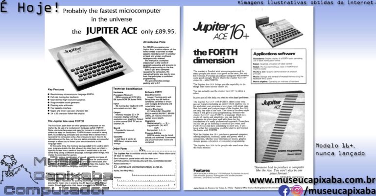 O microcomputador Jupiter Ace de 1982 – MCC - Museu Capixaba do Computador