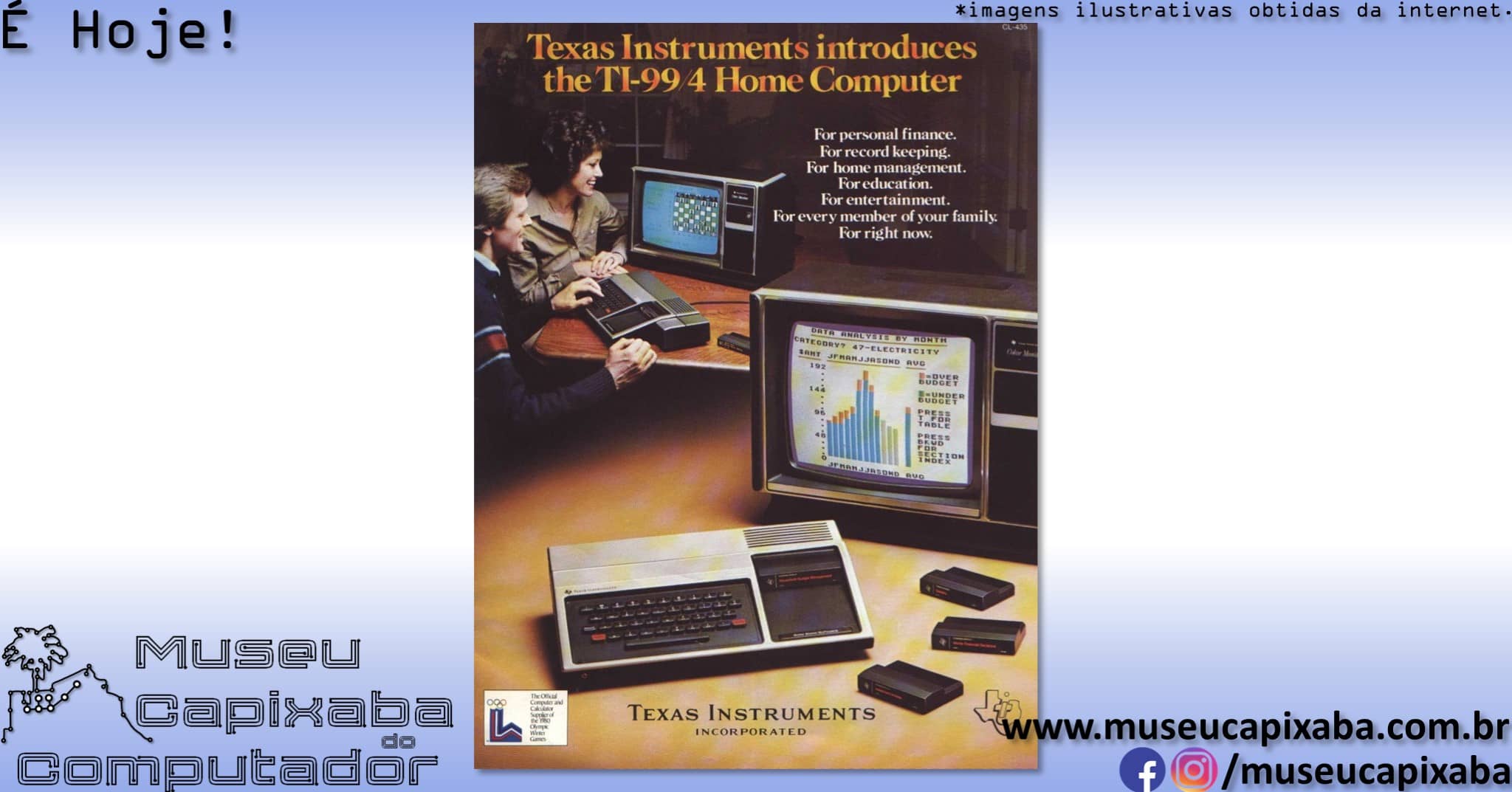 microcomputador Texas Instruments TI-99/4 4