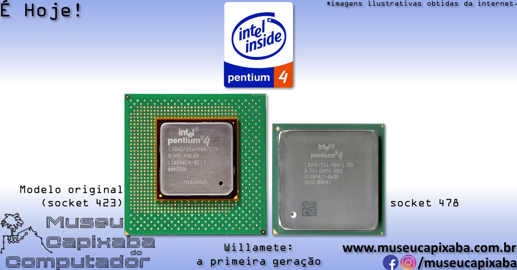 microprocessador Intel Pentium 4 1