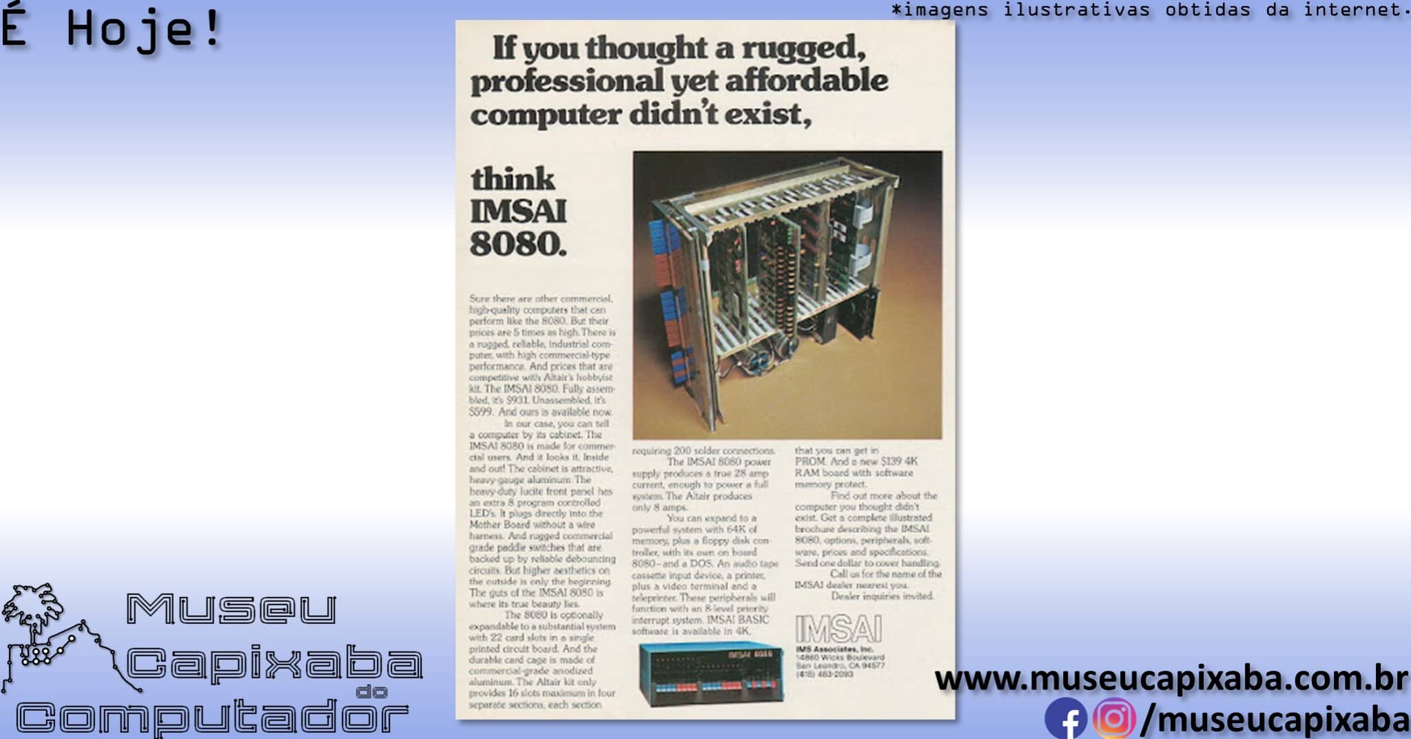 microcomputador IMSAI 8080 5 1
