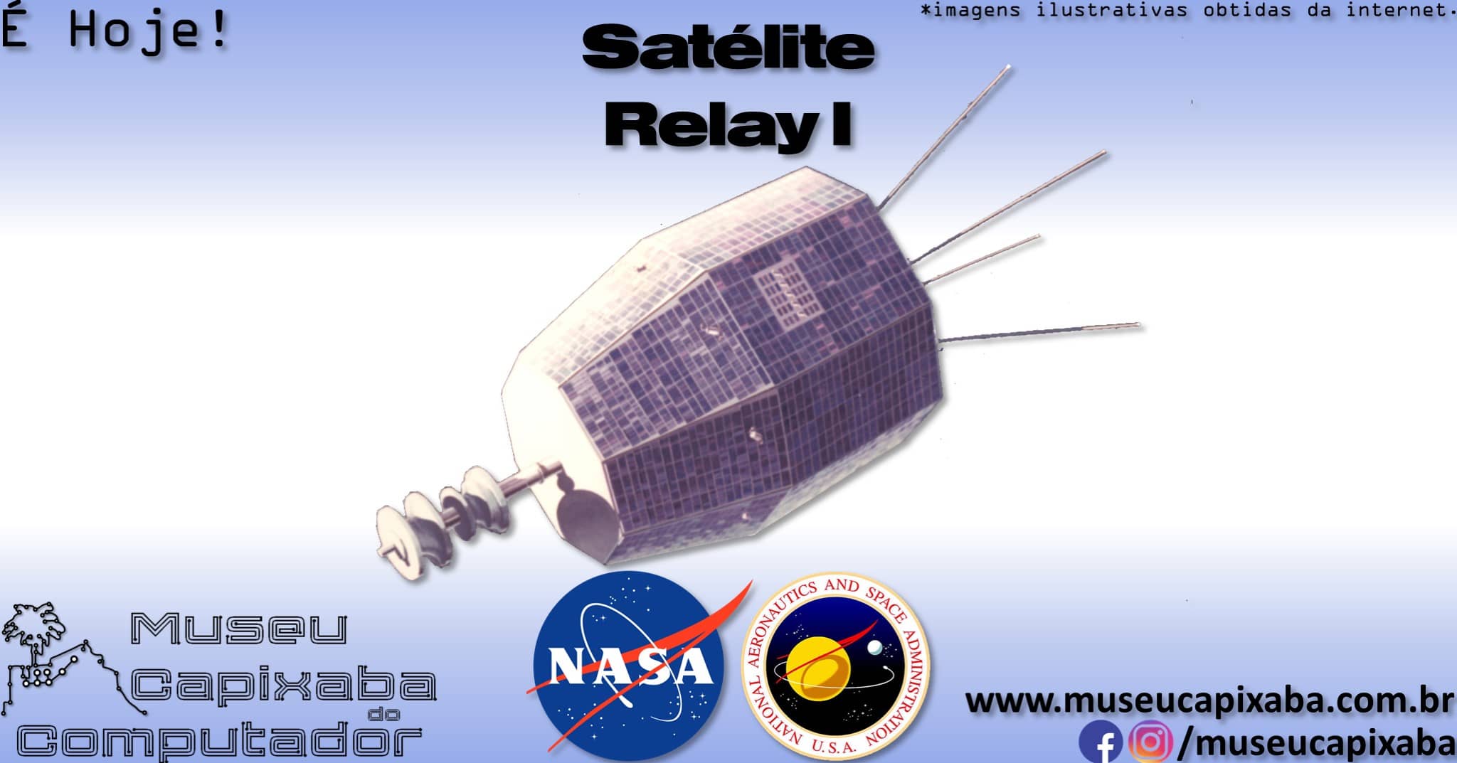 satélite Relay I de comunicação 1