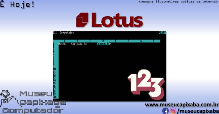 aplicativo de planilha eletrônica Lotus 1-2-3 1