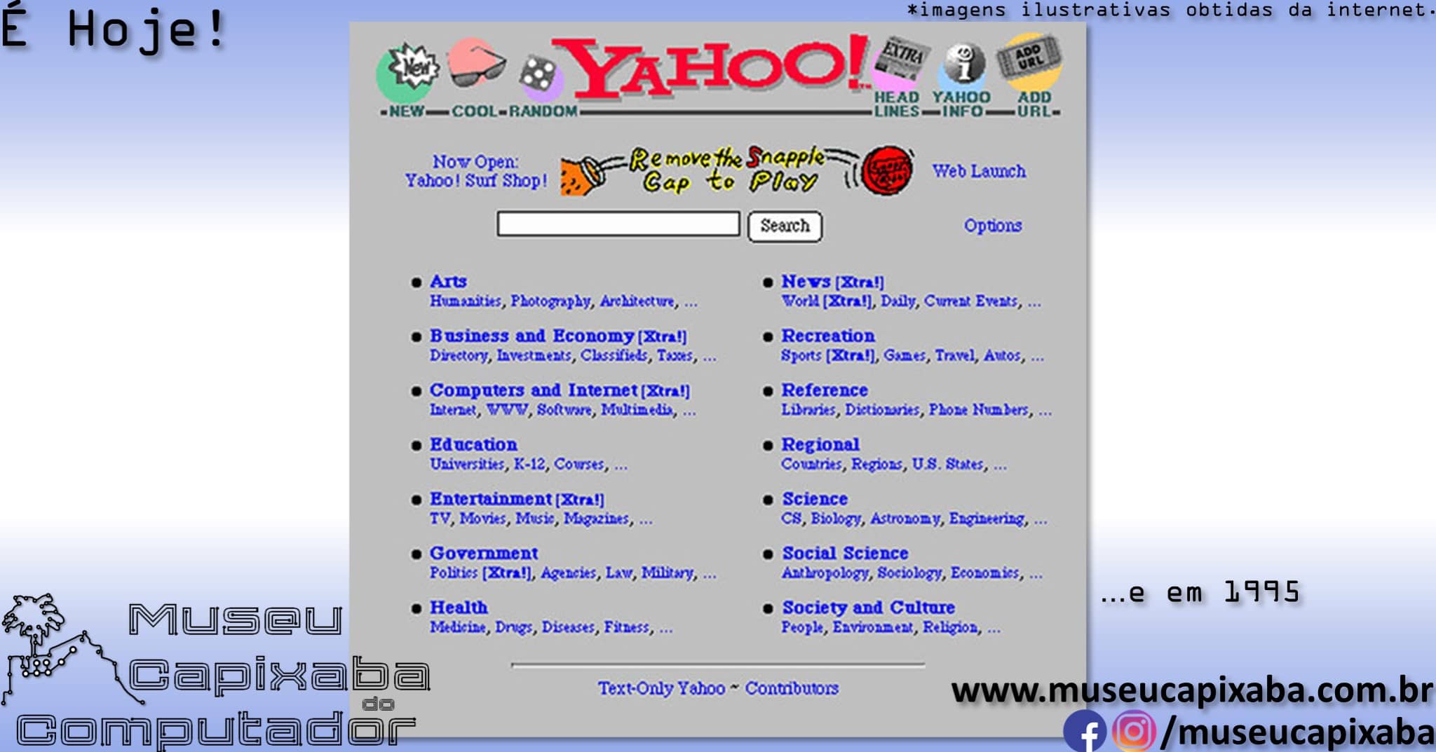 criação do domínio Yahoo com 3