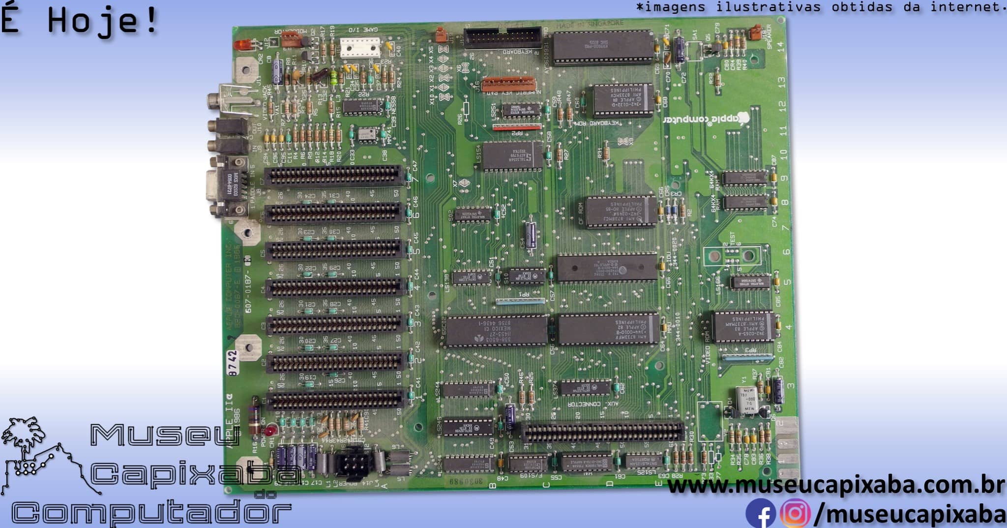 microcomputador Apple IIe Platinum 3
