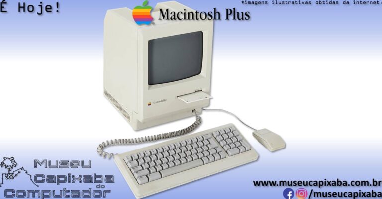 microcomputador Apple Macintosh Plus 1