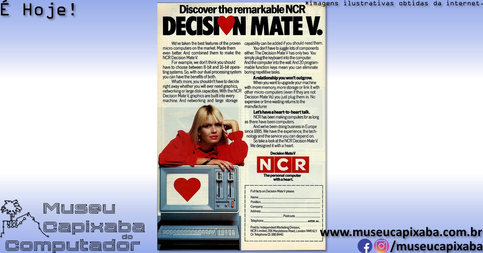 microcomputador NCR Decision Mate V 4