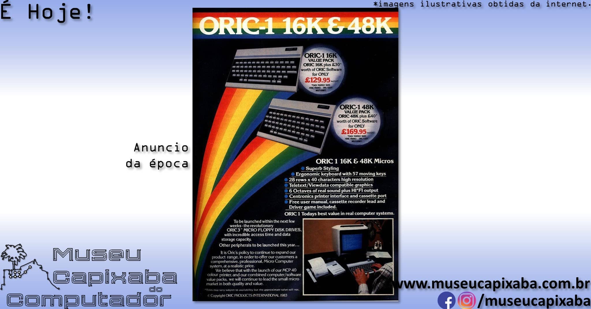 microcomputador ORIC-1 4
