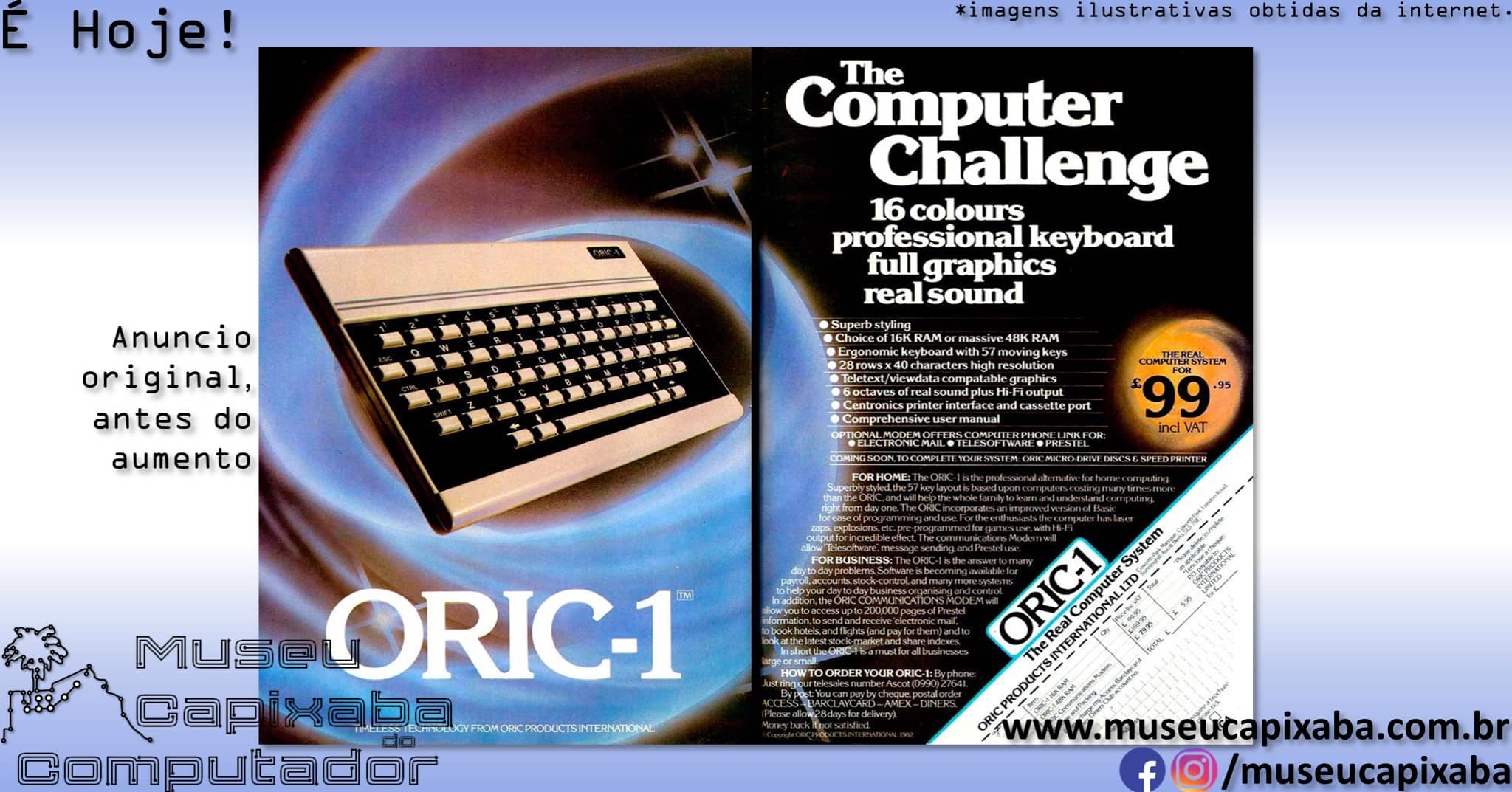 microcomputador ORIC-1 5