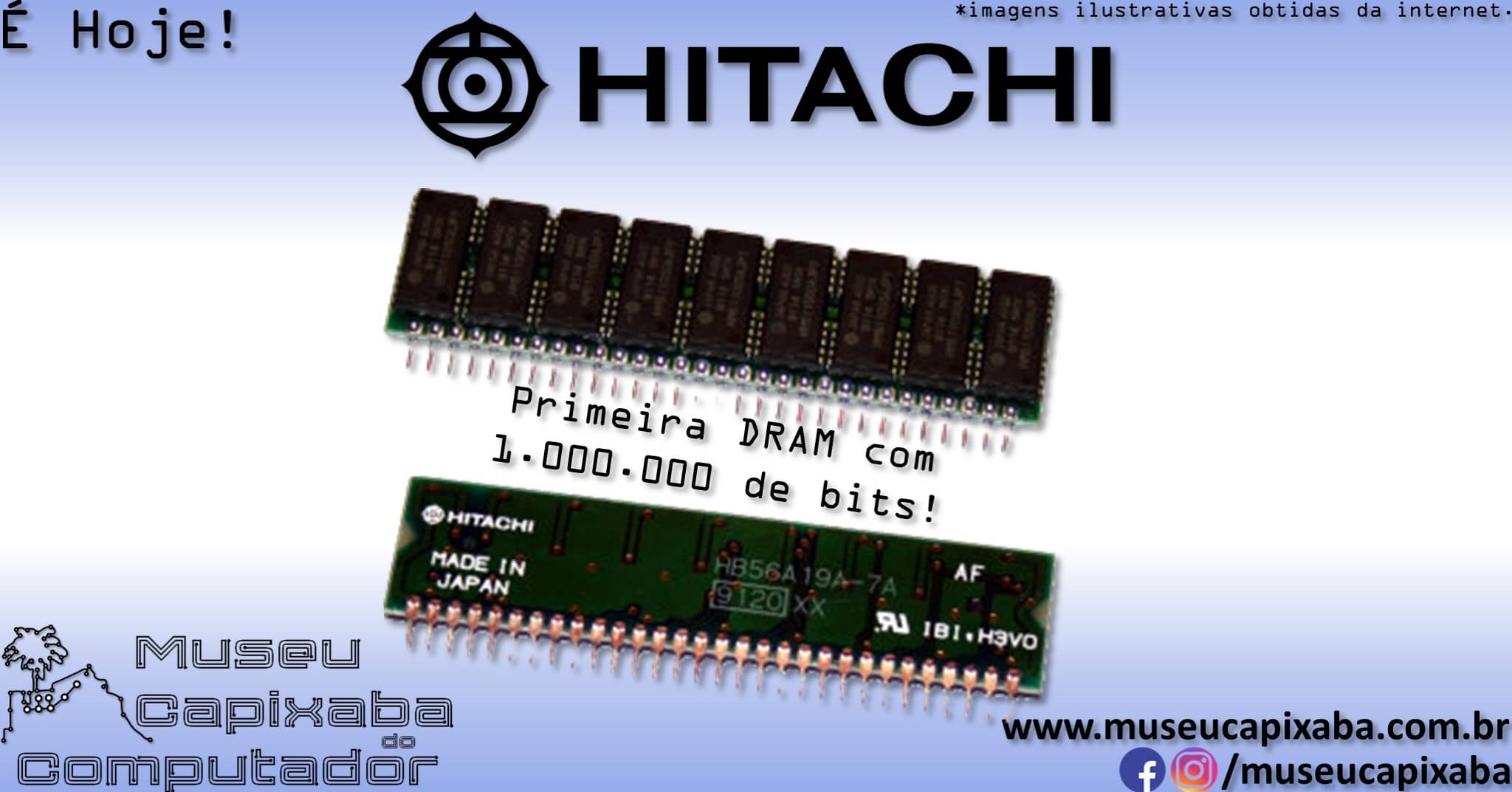 primeiro chip de memória de 1Mb 1