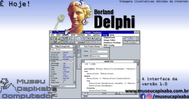 ferramenta de desenvolvimento Borland Delphi 1