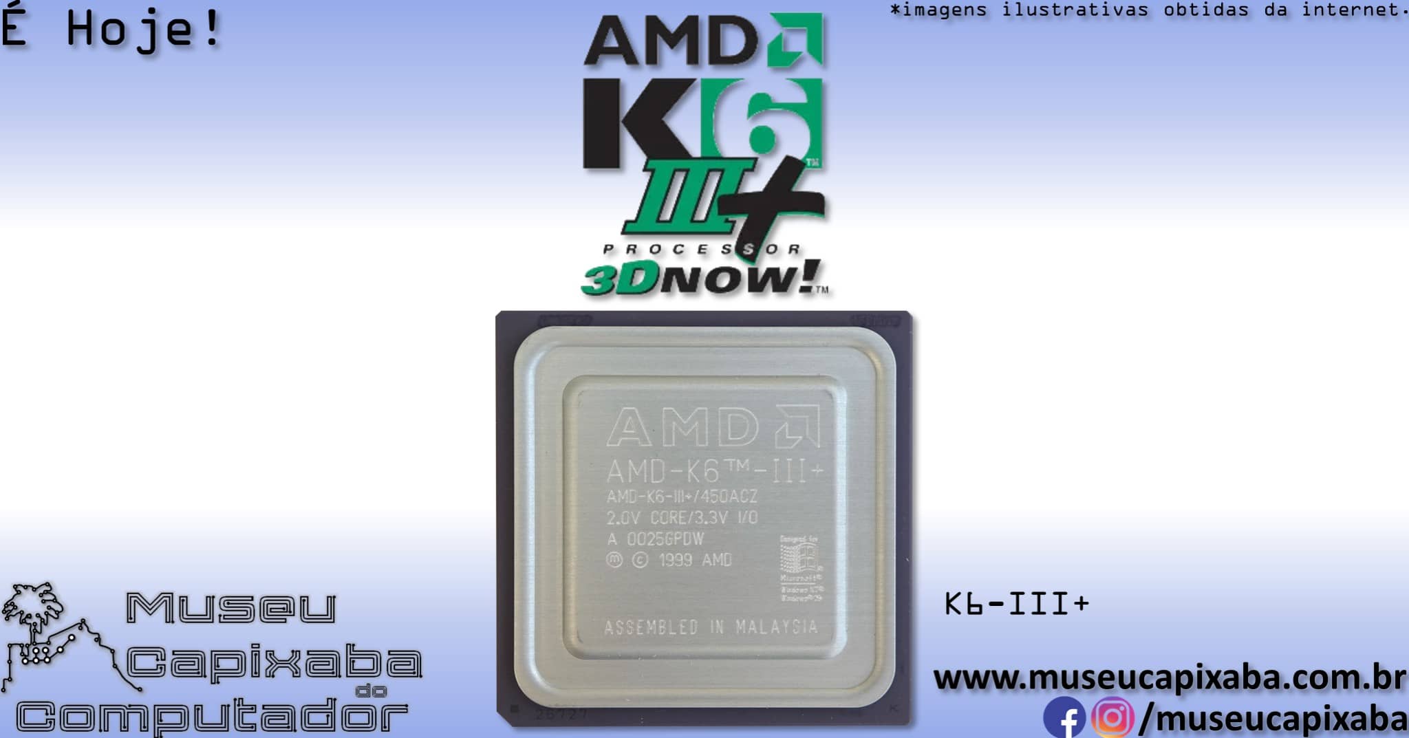 microprocessador AMD K6-III 3