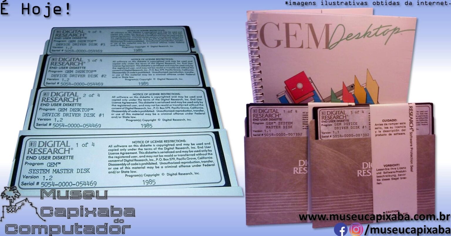O sistema operacional Digital Research GEM Desktop 1.0 de 1985 – MCC ...