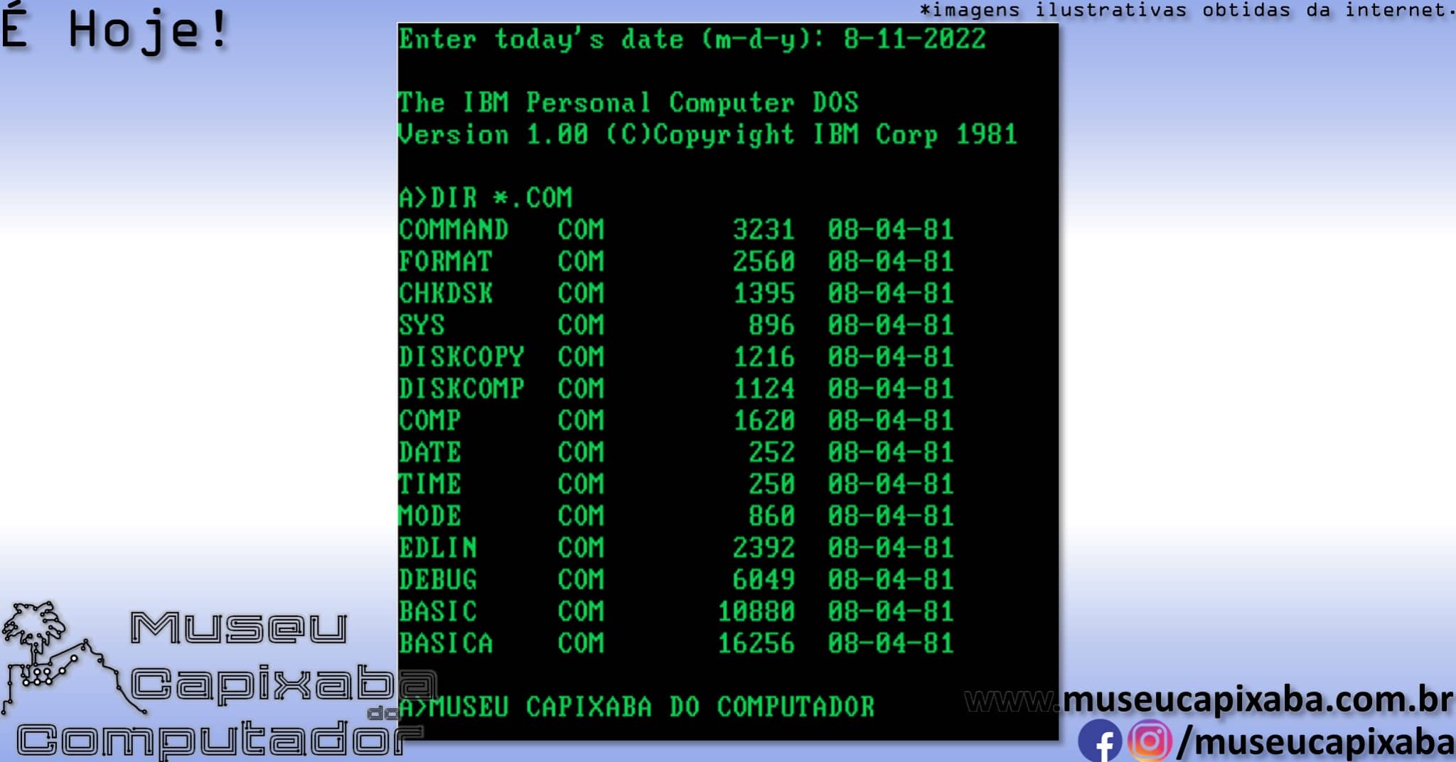 sistema operacional Microsoft MS DOS 4