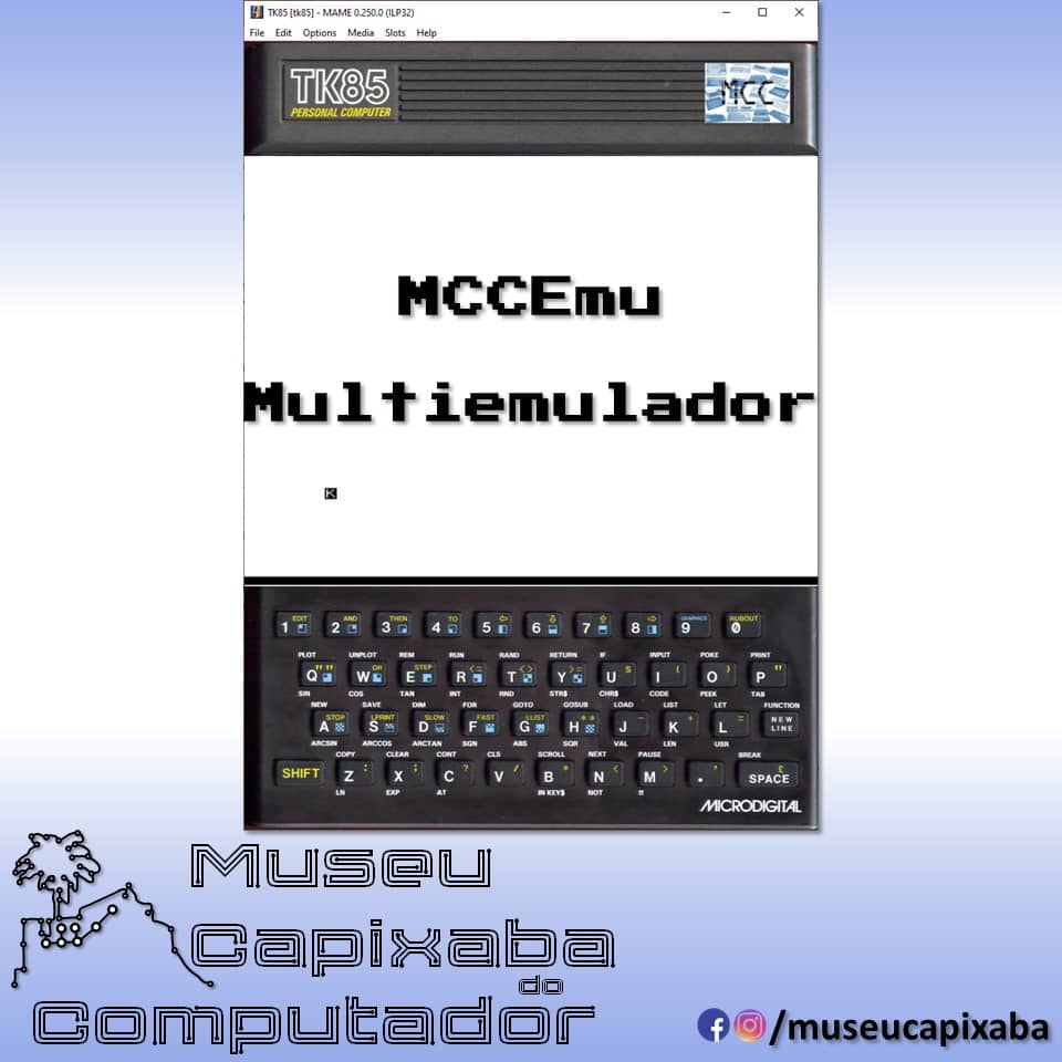 MCCEmu – O multi-emulador de computadores antigos do Museu Capixaba do Computador