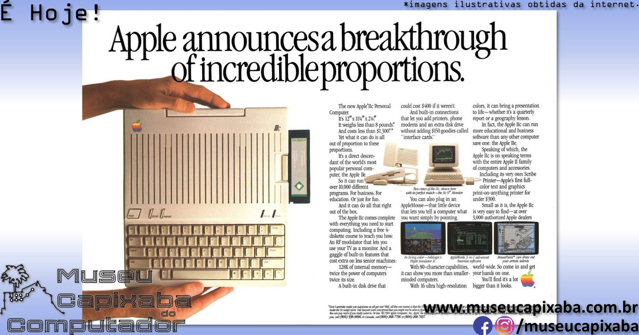 microcomputador Apple IIc 6