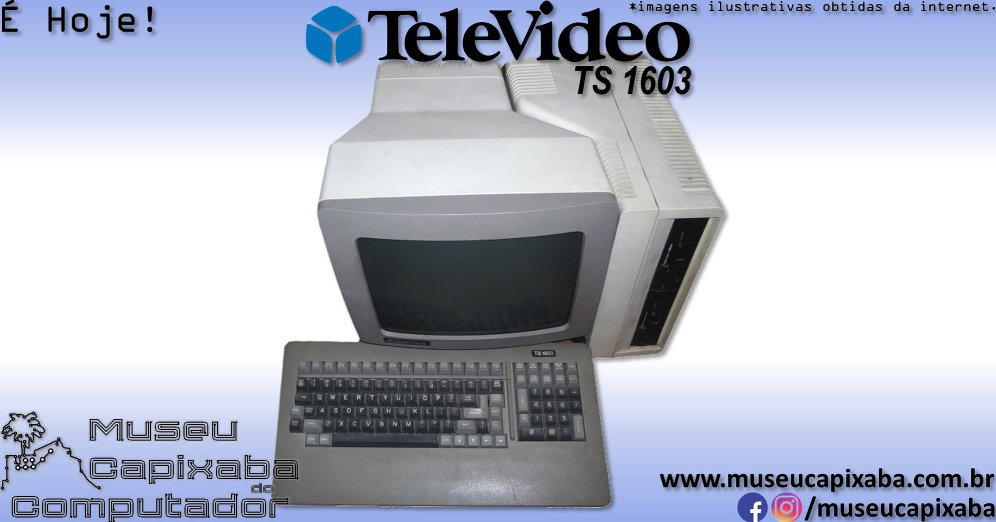 microcomputador TeleVideo TS 1603 1