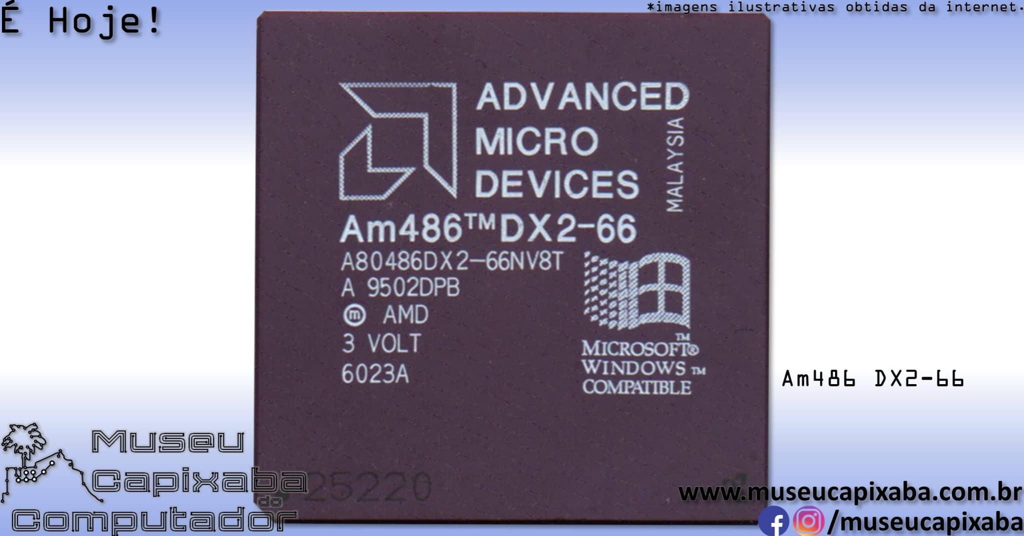 microprocessador AMD Am486 3
