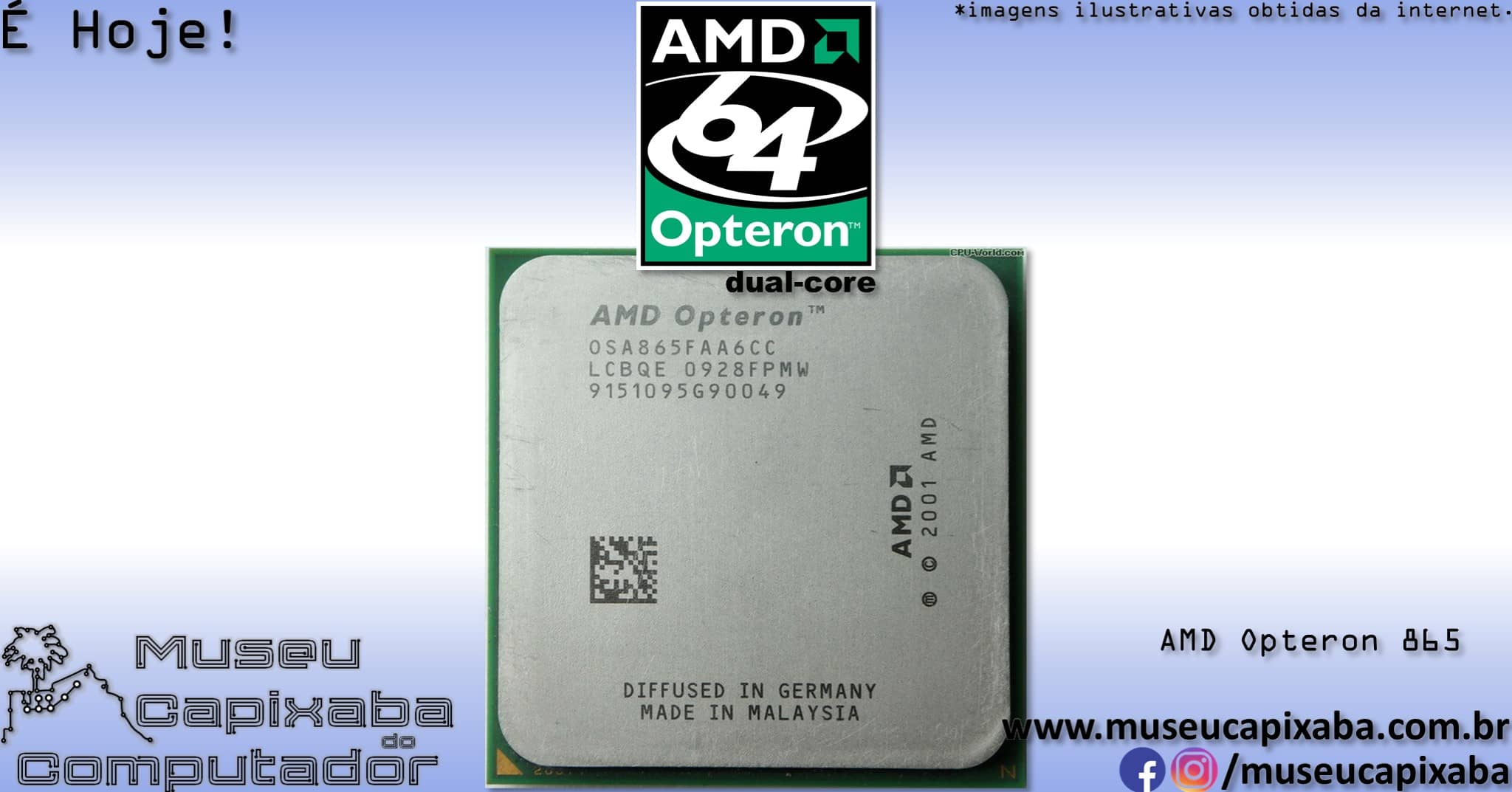 microprocessador AMD Opteron K8 3