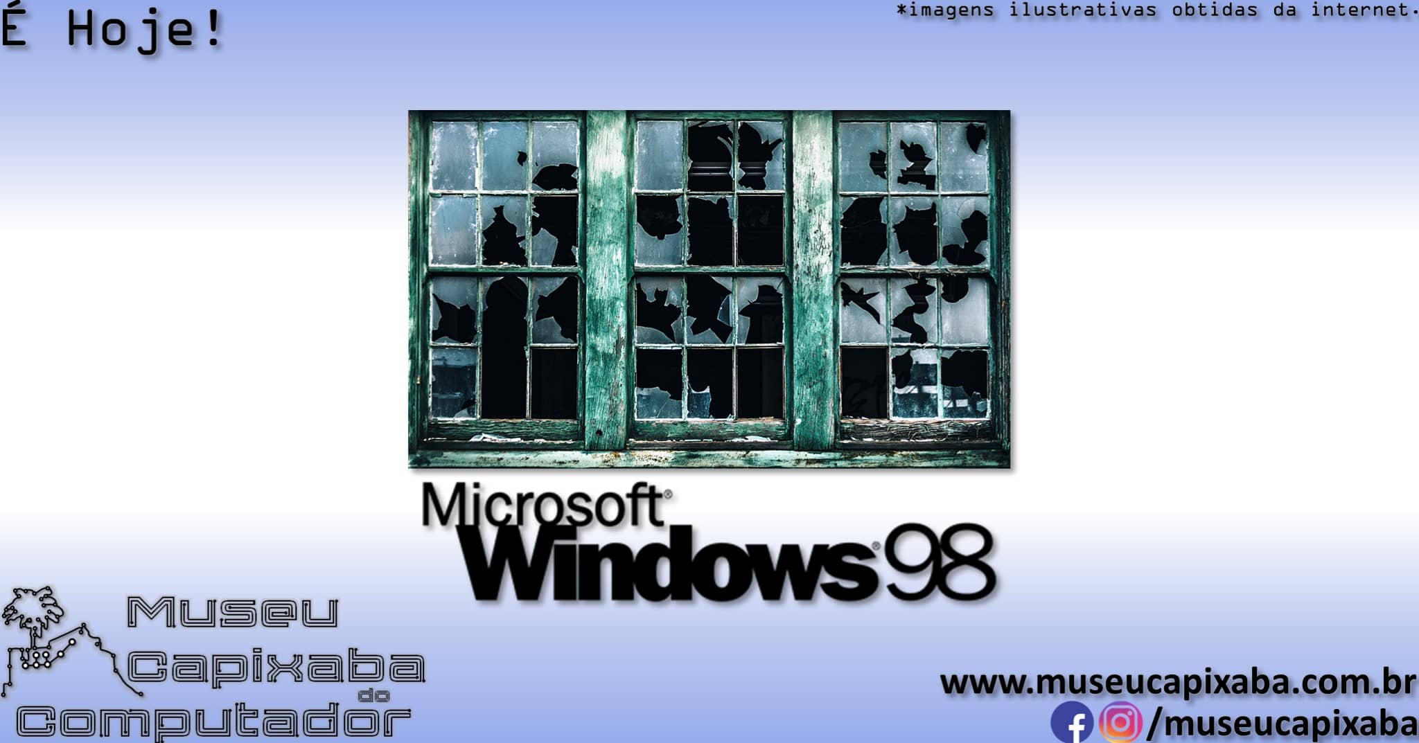 sistema operacional Microsoft Windows 98 trava ao vivo 1