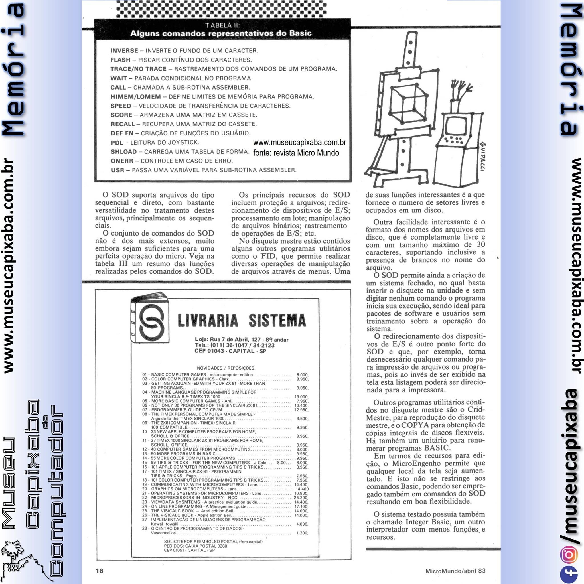 Spectrum Microengenho Review Revista Micromundo abr 1983 p3