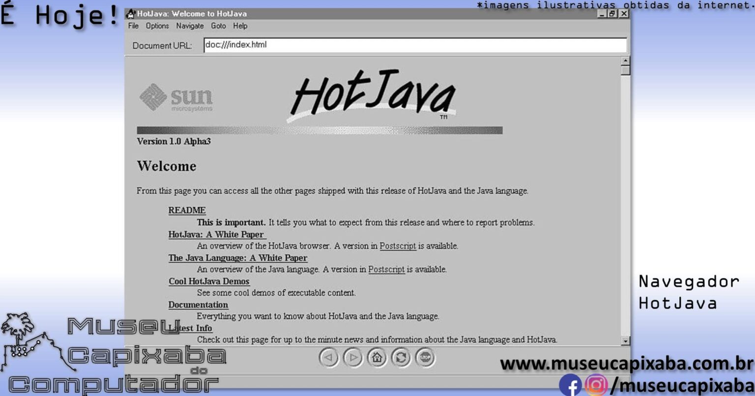 A linguagem de programação Java de 1995 – MCC - Museu Capixaba do ...