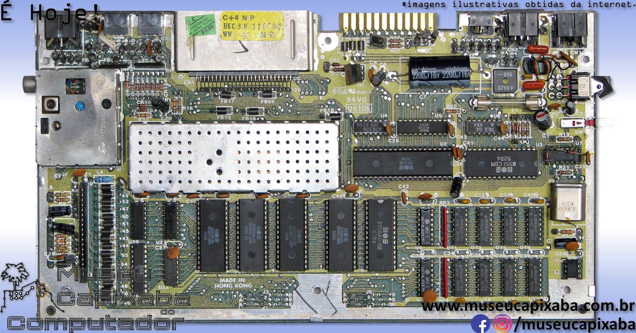 microcomputador Commodore Plus 4 6