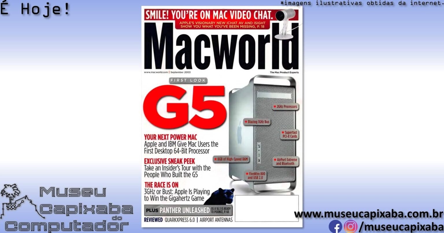 O microcomputador Apple Power Mac G5 de 2003 – MCC - Museu Capixaba do ...