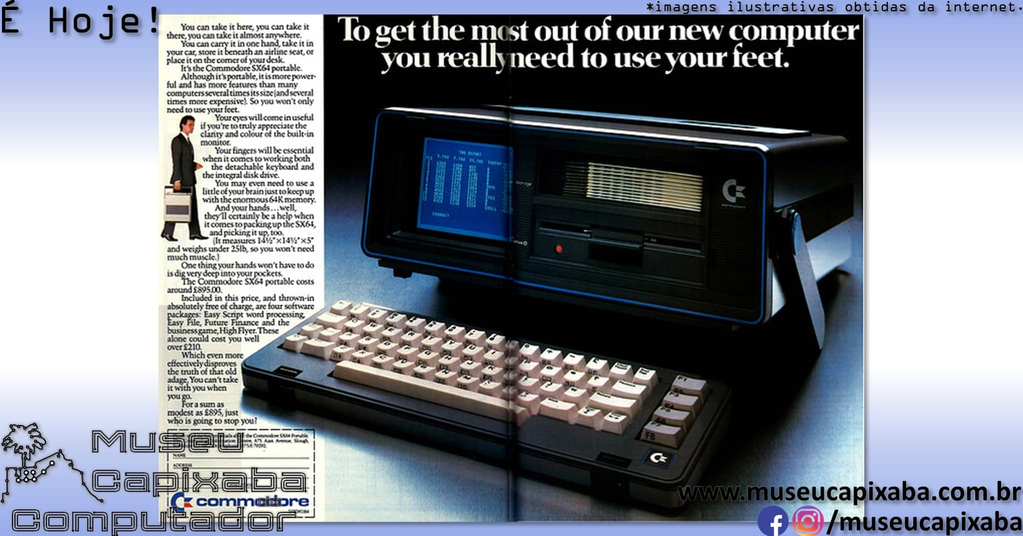 microcomputador Commodore SX-64 5