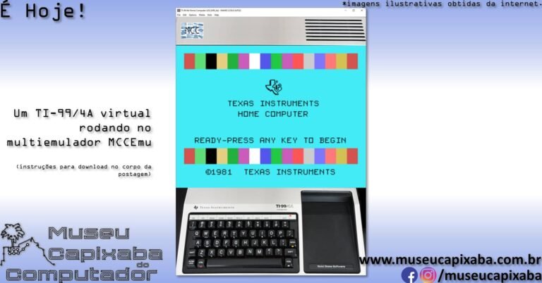 O microcomputador Texas Instruments Computer 99/8 de 1983 – MCC - Museu ...