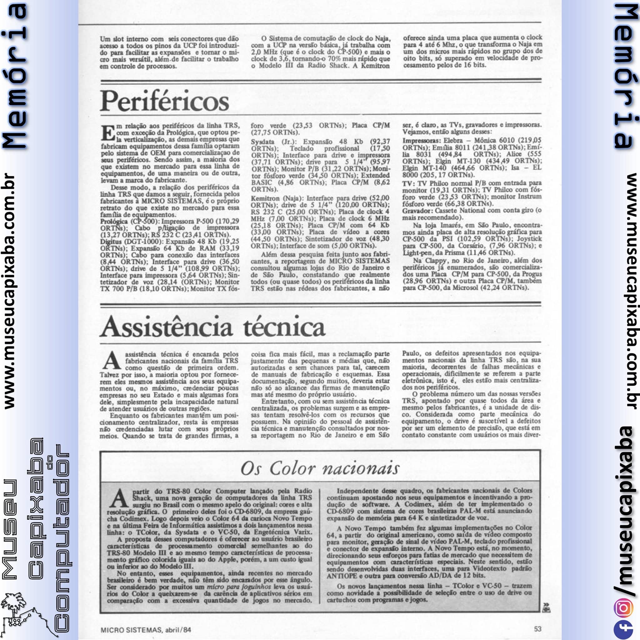 A geração Radio Shack Revista Microsistemas abr 1984 4