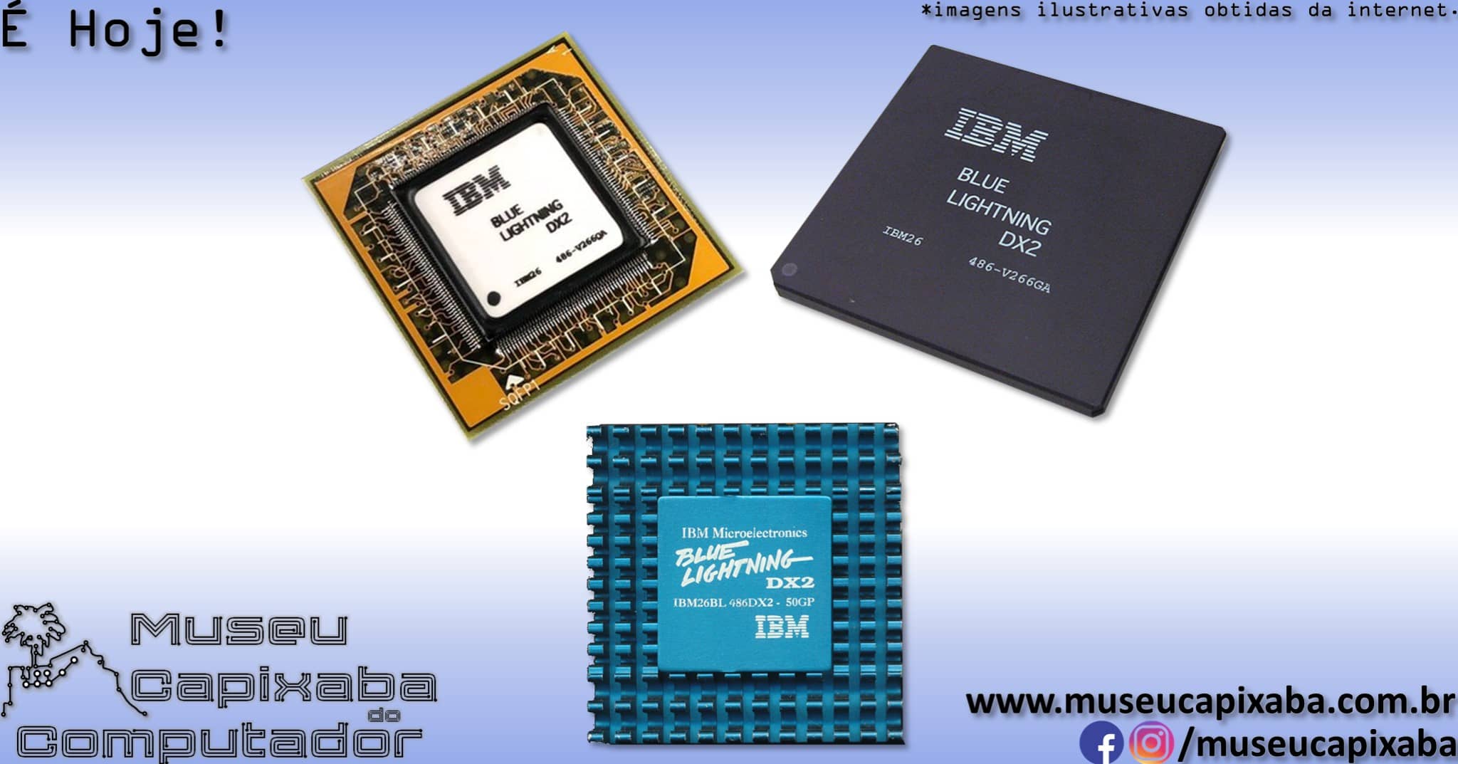 microprocessador IBM Blue Lightning 486BL 3