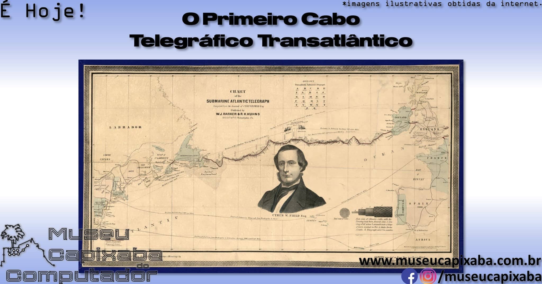 Primeiro Cabo Telegráfico Transatlântico 1