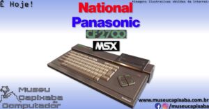 microcomputador MSX National CF-2700 1